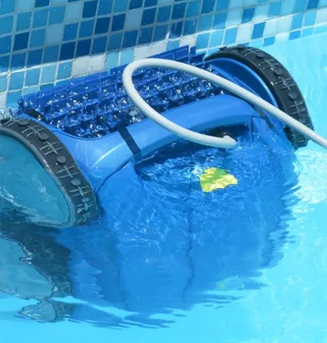 Changer la roue d´un robot de piscine
