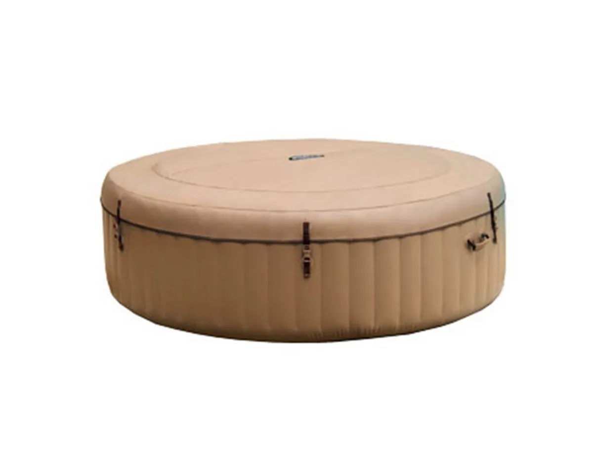 COUVERTURE DE PROTECTION SPA GONFLABLE ROND 4 PLACES BEIGE BALTIK